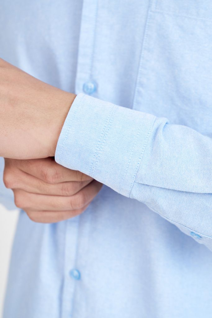 Áo Sơ Mi Dài Tay Regular Generos 010125322MF #1