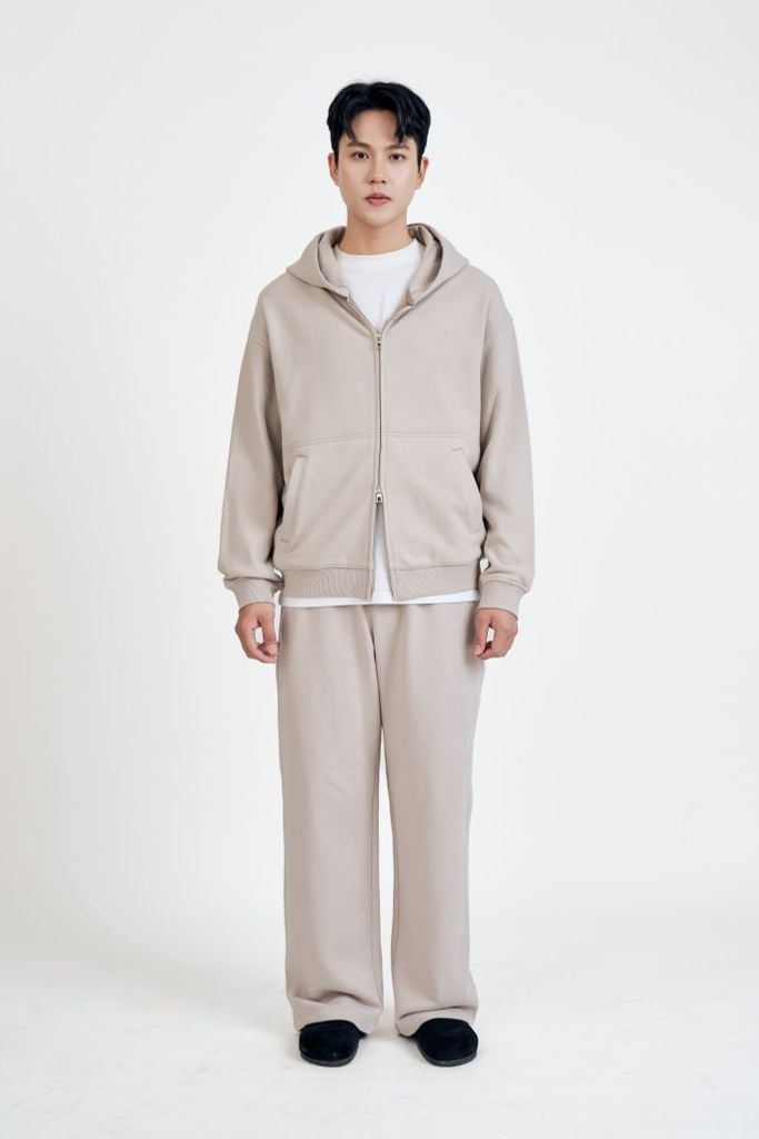 Bộ Nỉ Dài Tay Form Relaxed GENEROS MF060125001 Màu Be