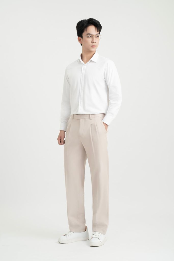 Áo Sơ Mi Dài Tay Classic Fit Generos 010126197MF Trắng AT080