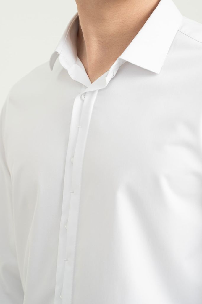 Áo Sơ Mi Dài Tay Classic Fit Generos 010126197MF Trắng AT080