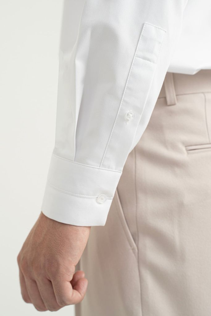 Áo Sơ Mi Dài Tay Classic Fit Generos 010126197MF Trắng AT080