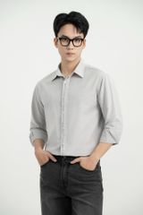 Áo Sơ Mi Dài Tay Relaxed Generos 010126200MF Ghi #2