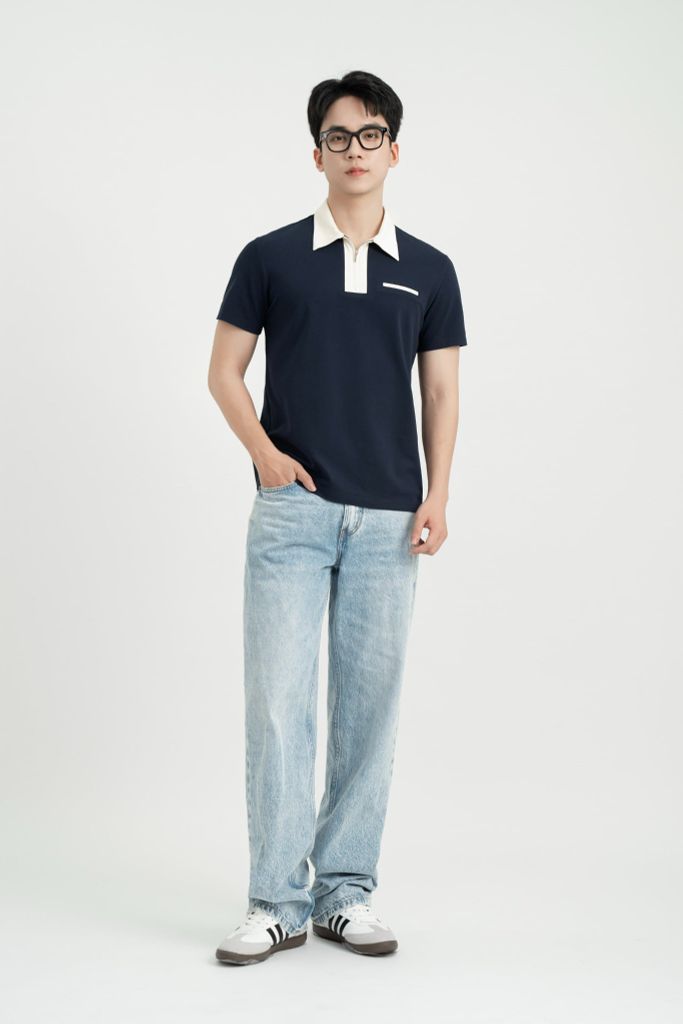 Áo Polo Nam Regular Phối Cổ GENEROS MF010126004