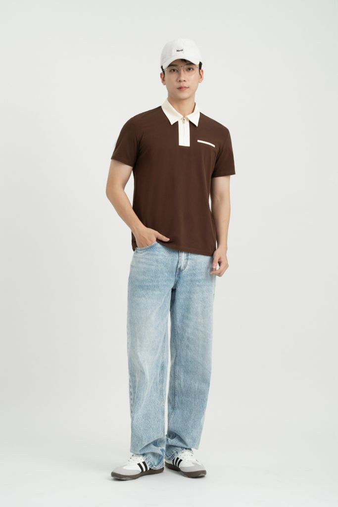 Áo Polo Nam Regular Phối Cổ GENEROS MF010126004