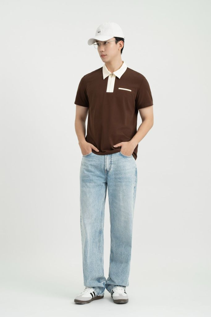 Áo Polo Nam Regular Phối Cổ GENEROS MF010126004