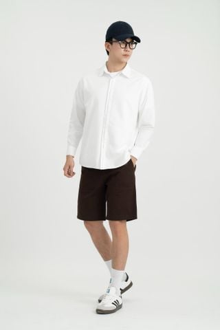 Áo Sơ Mi Dài Tay Relaxed Generos 010126200MF Trắng #1
