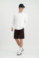 Áo Sơ Mi Dài Tay Relaxed Generos 010126200MF Trắng #1