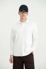Áo Sơ Mi Dài Tay Relaxed Generos 010126200MF Trắng #1