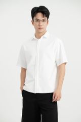Áo Sơ Mi Côc tay Relaxed Generos 010126199MF Trắng #1
