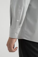 Áo Sơ Mi Dài Tay Classic Fit Generos 010126197MF Ghi AM222