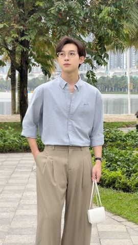 Áo Sơ Mi Oxford Nam Dài Tay Regular GENEROS 010125198MFC