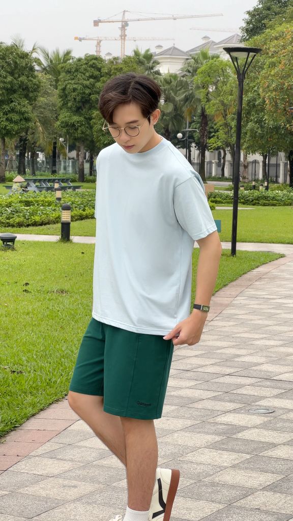 Quần Short Nỉ GENEROS MF010125013 Xanh lá