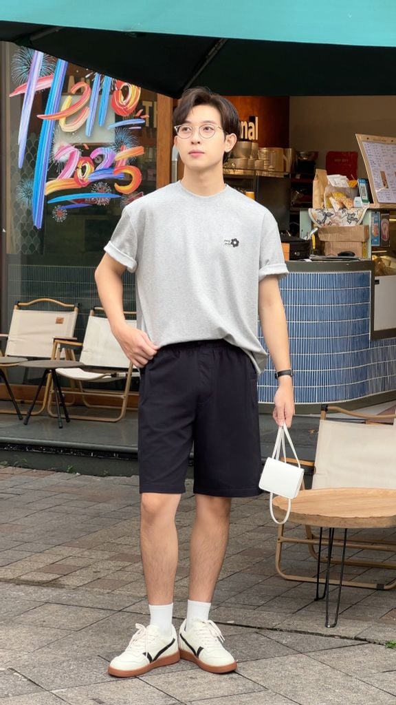 Quần Short Nỉ GENEROS MF010125013 Đen