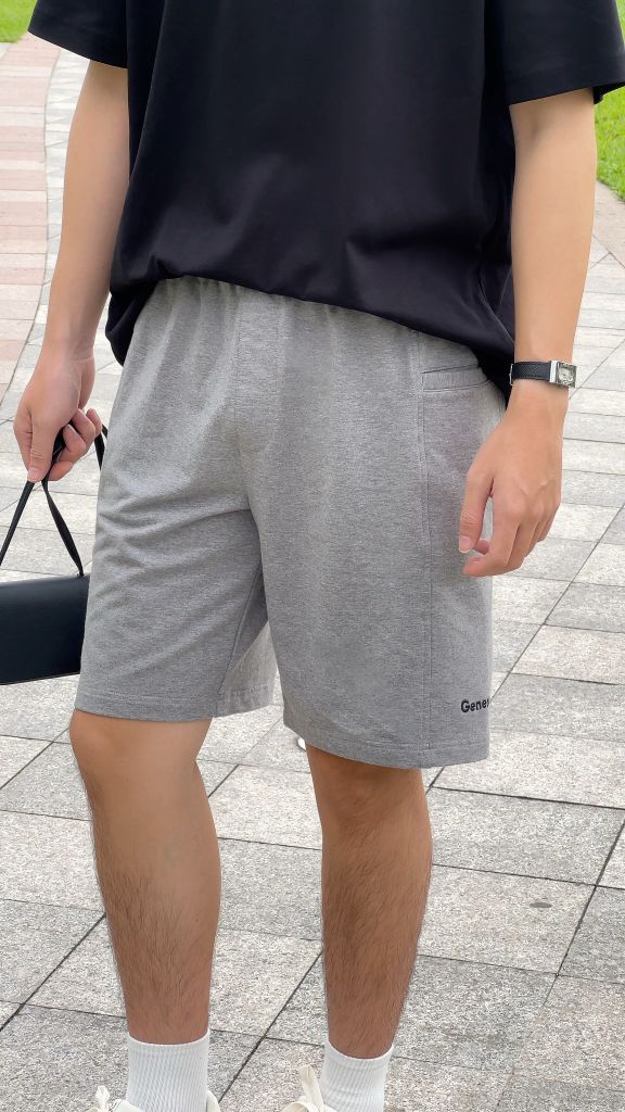 Quần Short Nỉ GENEROS MF010125013 Xám