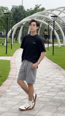 Quần Short Nỉ GENEROS MF010125013 Xám