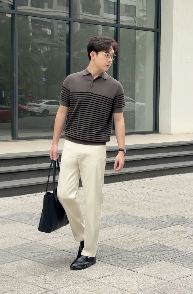 Quần Kaki Nam Ống Suông 020125363MF