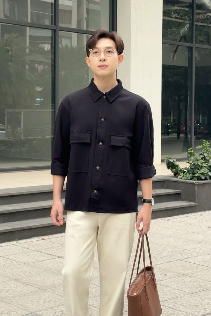 Áo Khoác Kaki Blazer Nam 030125116MF