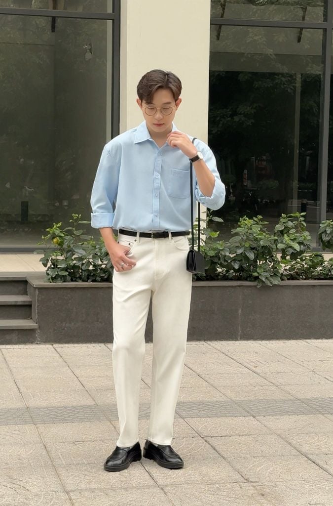 Quần Kaki Nam Ống Suông 020125363MF