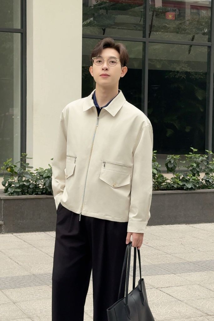 Áo Khoác Dáng Ngắn Blouson Jacket Nam 030125362MF