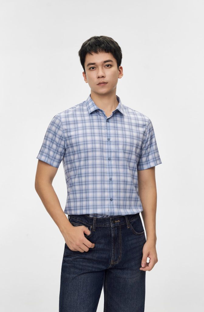Áo Sơ Mi Nam Cộc Tay Slimfit GENEROS 010125141MFD
