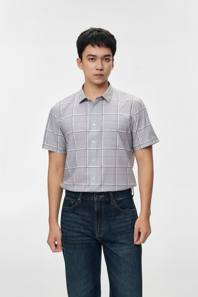 Áo Sơ Mi Nam Cộc Tay Slimfit GENEROS 010125141MFD