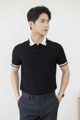 Áo Polo Nam Regular GENEROS MF010125004 Đen