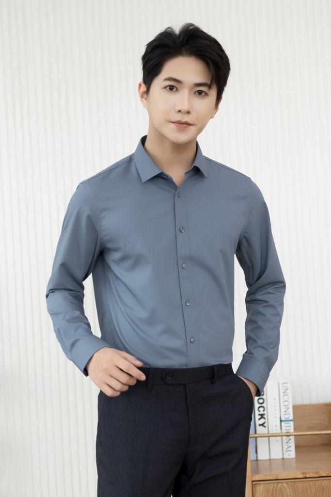 Áo Sơ Mi Dài Tay Slimfit GENEROS 010125115MFD AM166