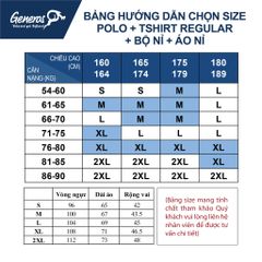 Áo Phông Nam RegularFit GENEROS MF010125001 TS26 #Đen
