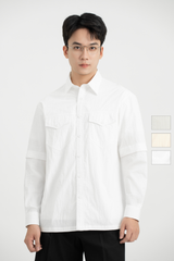 Áo Sơ Mi Tay Tháo Rời Relaxed Generos 010126212MF