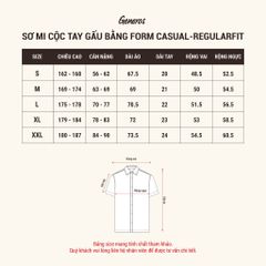 Sơ Mi Nam Cộc Tay Generos 010126246MF