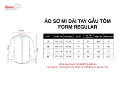 Áo Sơ Mi Dài Tay Regular Generos 010125322MF #1