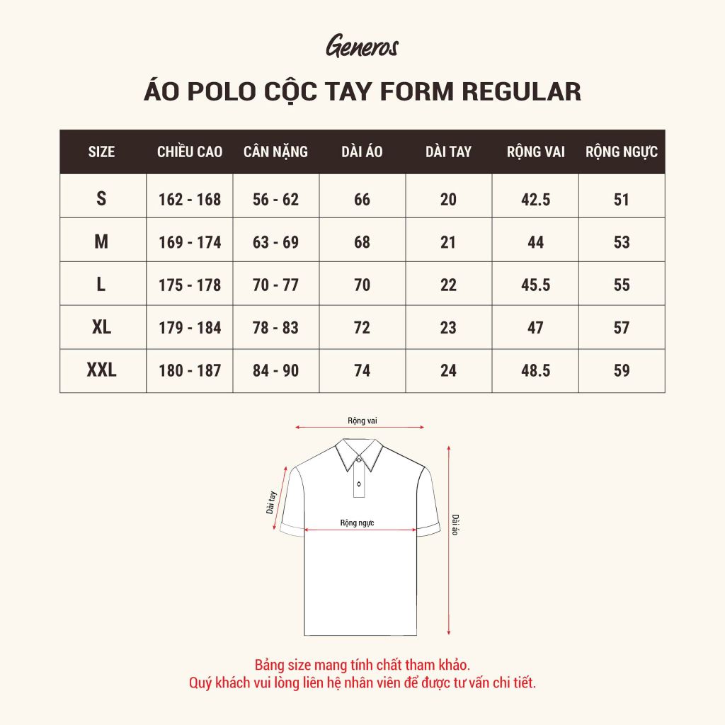 Áo Polo Nam Regular GENEROS MF010126011