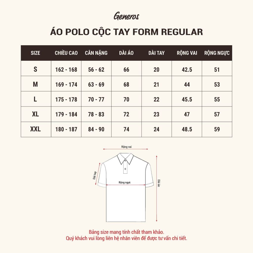 Áo Polo Nam Regular GENEROS MF010126008