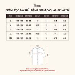 Áo Sơ Mi Nam Cộc Tay Regular GENEROS 010126214MF