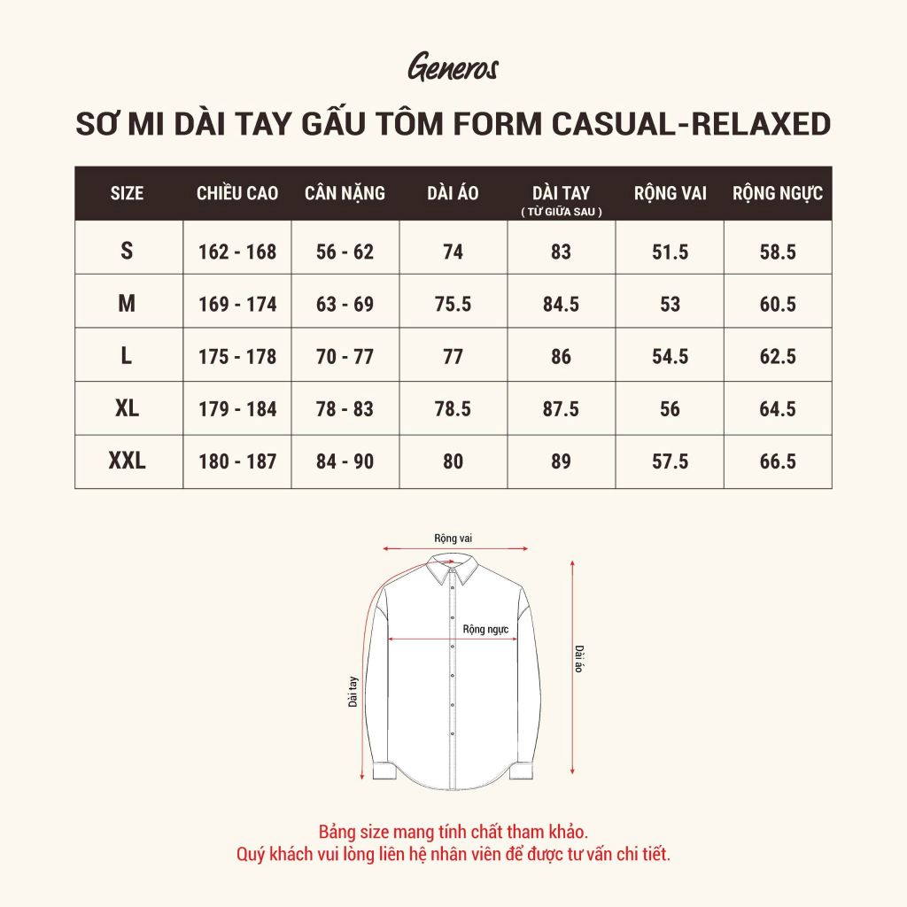 Áo Sơ Mi Dài Tay Relaxed Generos 010126200MF Xanh #3