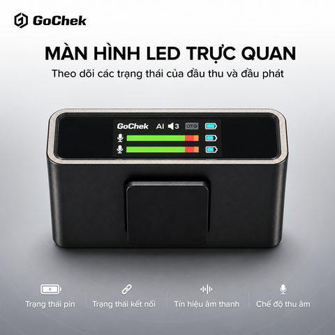  Micro thu âm không dây GoChek Ultra S25 Pro 