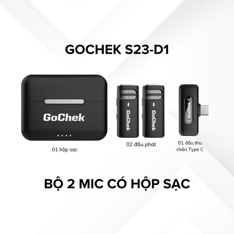  Micro thu âm không dây GoChek S23 