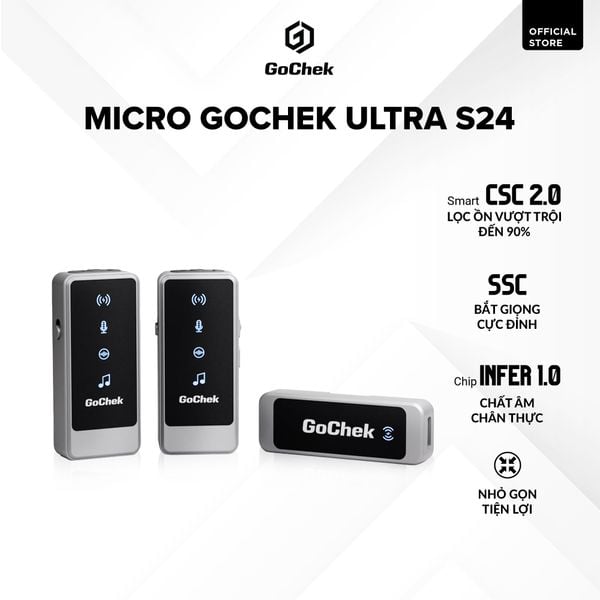 GoChek Ultra S24 – Bộ 02 mic