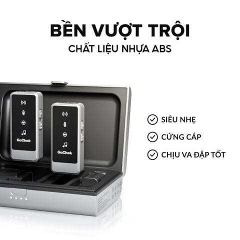  Micro thu âm không dây GoChek Ultra S24 