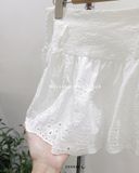  Váy xô ren trắng ngắn 5235 