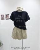  Áo thun chữ thêu 1509 