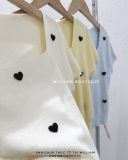  Áo len tim cổ vuông 3626 