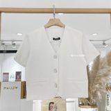  Áo sơ mi cổ tim 3 nút 2004 