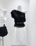  Áo thun trễ vai phối ren 6561 