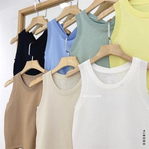  Áo ba lỗ len mỏng 2637 