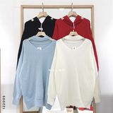  Áo len cutout cổ 1068 