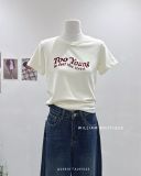  Áo thun chữ nhung TOO YOUNG 7031 