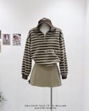  Áo hoodie polo khoá kéo 6792 