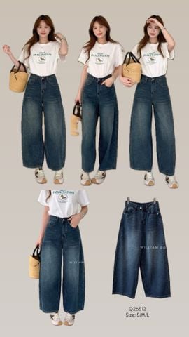  Quần jean baggy rộng 3436 