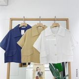  Áo SM chỉ nổi TN crop 866 